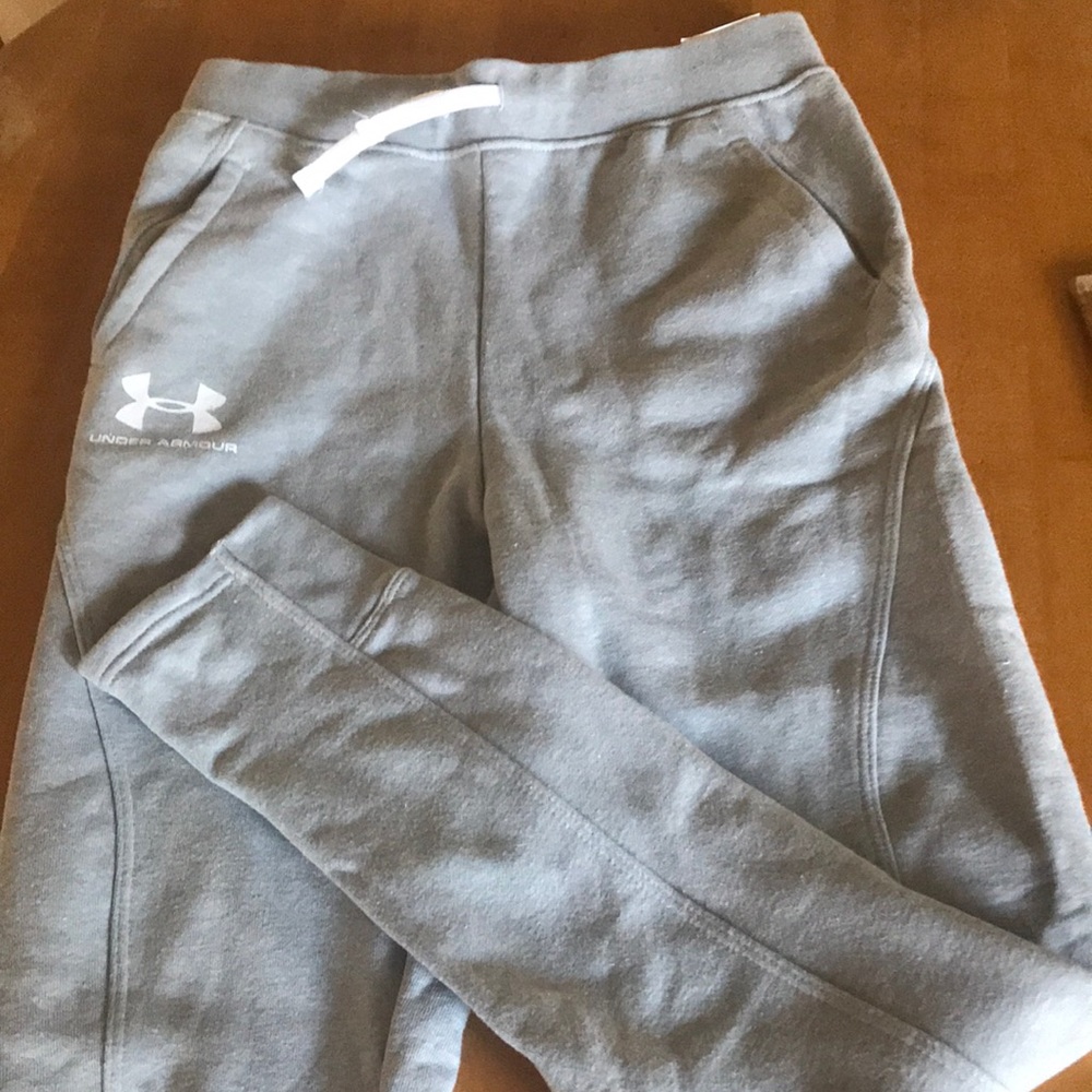 Under Armour Gray Sweat Pants SZ LG NWT